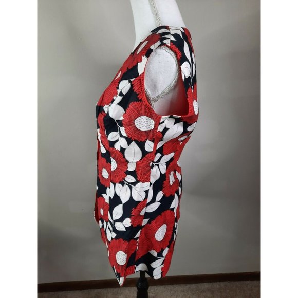 VTG 70s Saba California Flower Floral Mod Vest M - Picture 15 of 17